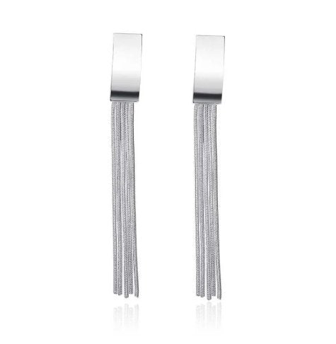 925 Sterling Silver Tassel Ear Studs