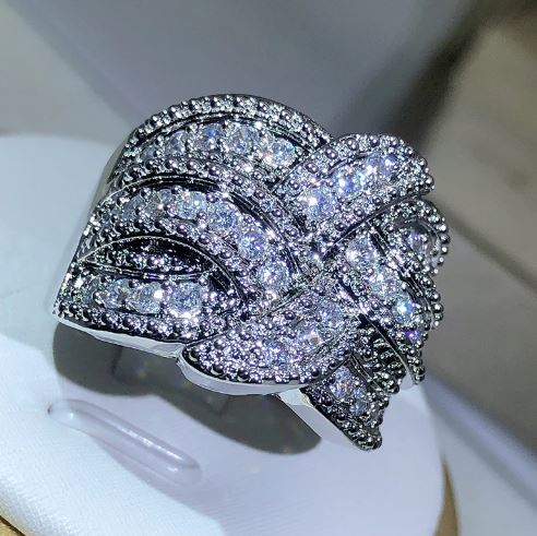 Elegant Zircon Stone S925 Silver Ring For women