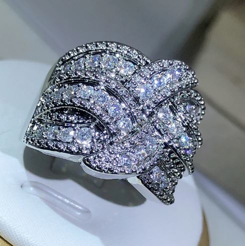 Elegant Zircon Stone S925 Silver Ring For women