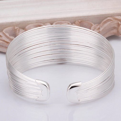 Harmony Lines Sterling Silver Multi-Line Bracelet