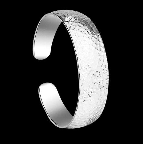 Simple Elegance 925 Sterling Silver Cuff Bracelet