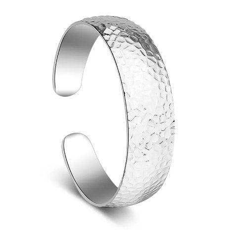 Simple Elegance 925 Sterling Silver Cuff Bracelet