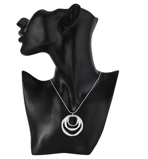 Sterling Silver Circle Jewelry Set