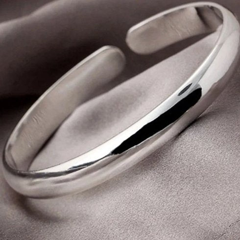 Timeless Elegance Sterling Silver Cuff Bracelet